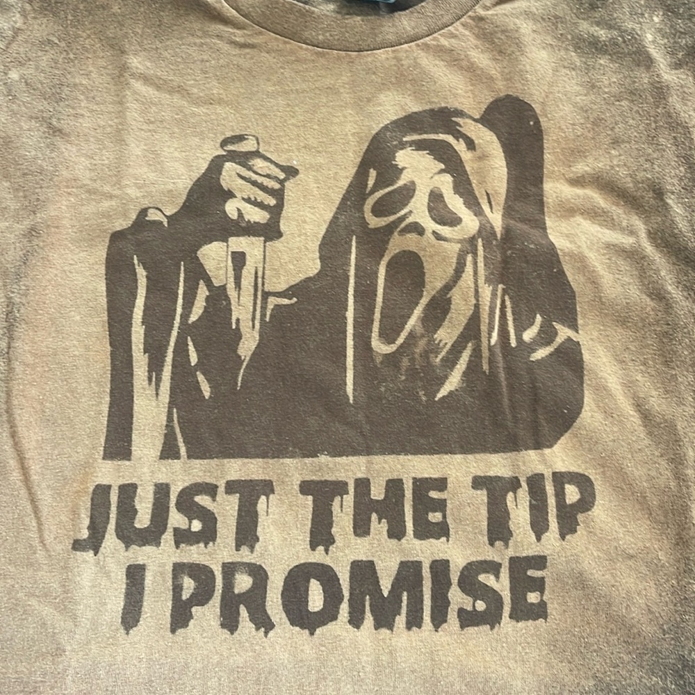 Halloween Bleach Dyed Shirt